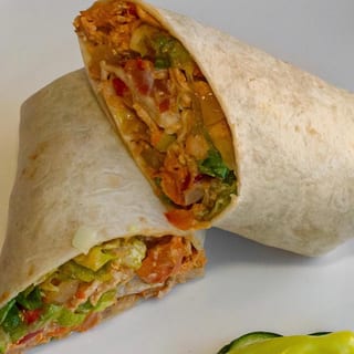 Chicken Wrap & Fries